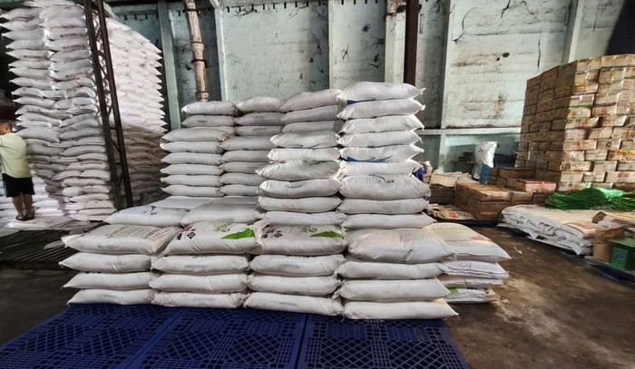 Thu giữ lượng lớn đường cát nhập lậu ở TP. Hồ Chí Minh