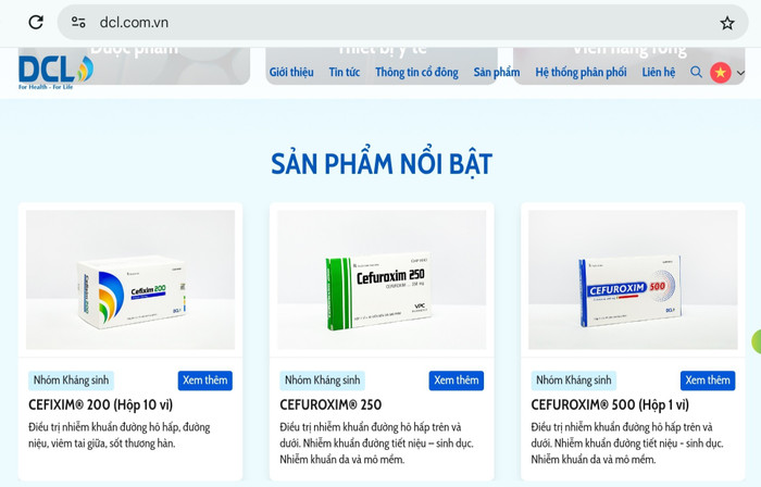 Cục Quản lý Dược xử phạt với Dược phẩm Cửu Long vì hành vi sản xuất thuốc không đạt chất lượng