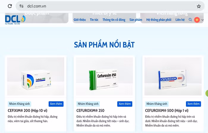 Cục Quản lý Dược xử phạt với Dược phẩm Cửu Long vì hành vi sản xuất thuốc không đạt chất lượng
