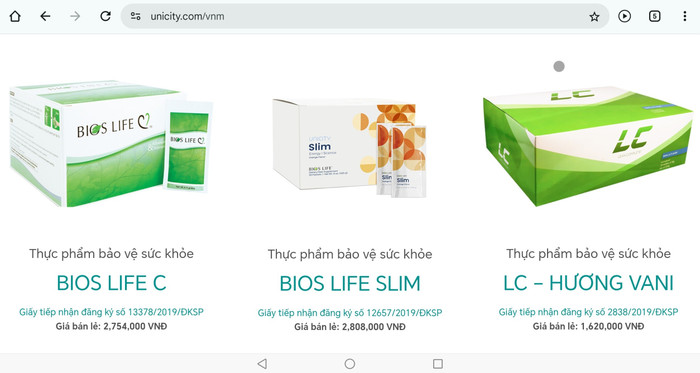 Vi phạm trong bán hàng đa cấp, Công ty Unicity Marketing Việt Nam bị xử phạt hàng trăm triệu đồng