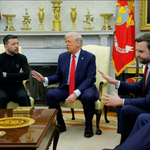 Tổng thống Ukraine Volodymyr Zelensky, Tổng thống Mỹ Donald Trump và Phó Tổng thống Mỹ JD Vance gặp tại Nhà Trắng ngày 28/2. Ảnh: Reuters