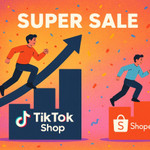 Chiến thuật đòn bẩy kép giúp TikTok Shop vượt Shopee trong sự kiện siêu sale 