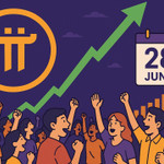 Ngày 25/6, thị trường Pi Network nhộn nhịp, giá Pi dễ dàng vượt 0,6 USD
