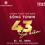 Sông Town sẽ chính thức được mở bán vào ngày 21/12 tới với 43 sự kiện tổ chức đồng thời trên toàn quốc