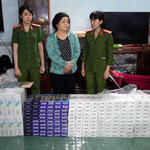 Công an Gia Lai phát hiện số lượng rất lớn thuốc lá điếu nhập lậu cất giấu trong hầm nhà