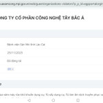 Từ chối hợp đồng cung cấp hàng hoá, Công nghệ Tây Bắc Á bị khoá chức năng chào giá