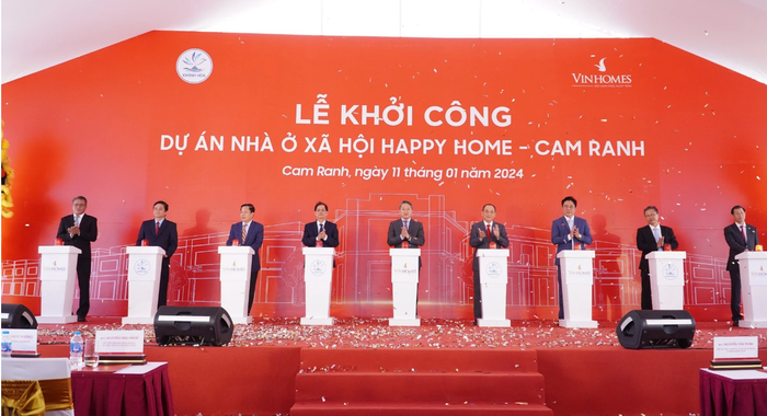 Lễ khởi công dự án nhà ở xã hội Happy Home Cam Ranh