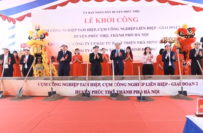 Hà Nội khởi công cụm công nghiệp Tam Hiệp và Liên Hiệp giai đoạn 2