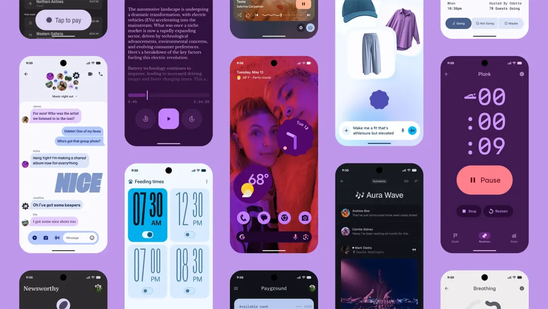 Giao diện phần mềm trên Pixel 10 sẽ có chút thay đổi so với trước đây (Nguồn: Google) material-3-design.jpg