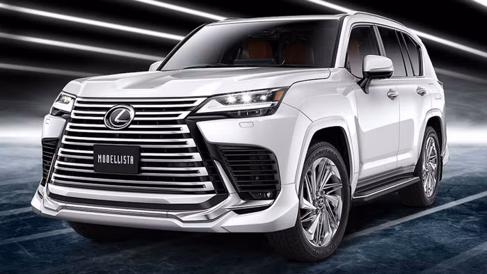 Lexus LX 2022 hầm hố hơn với bodykit Modellista ảnh 7