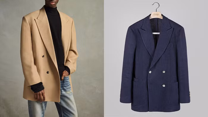 Sự trỗi dậy của “áo khoác khuy đúp ngực” dành cho quý ông