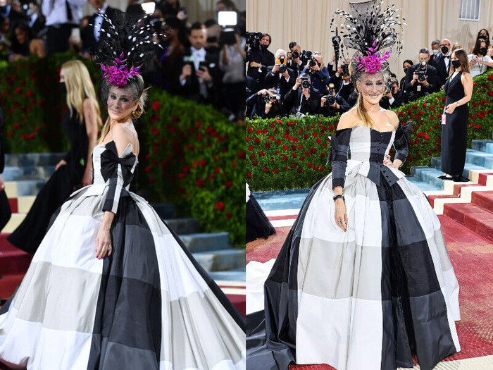 Sarah Jessica Parker tại thảm đỏ Met Gala diện đúng dresscode chuẩn Mỹ