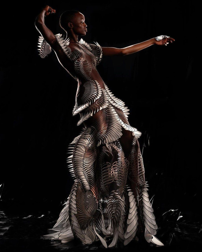 Triển lãm thời trang đậm chất vị lai của Iris van Herpen tại Paris ảnh 1