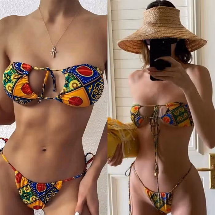 Hot trend mặc ngược áo bikini từ Kendall Jenner-2
