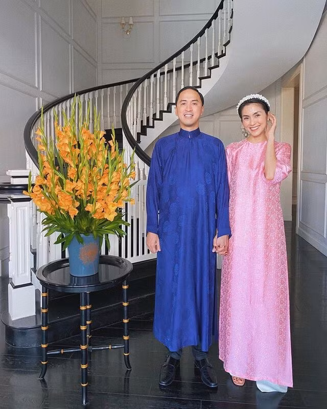  Tăng Thanh Hà diện áo dài