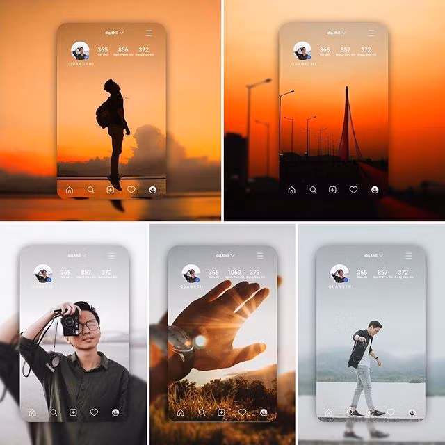 Anh chàng này đã bắt trend khá nhanh và tạo ra rất nhiều hình ảnh đẹp mắt - Ảnh dq.thii