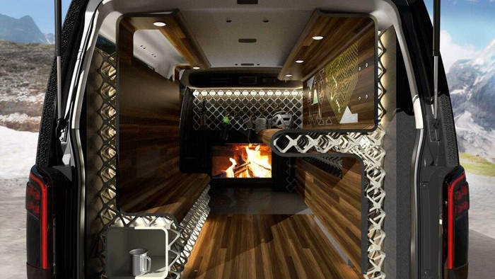 Concept Nissan Caravan Mountain Base mẫu xe dành cho du lịch gia đình ảnh 6