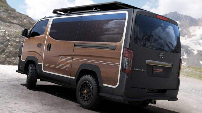 Concept Nissan Caravan Mountain Base mẫu xe dành cho du lịch gia đình ảnh 1