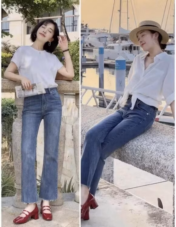 Outfit thời trang thanh lịch cho phụ nữ trung niên-2