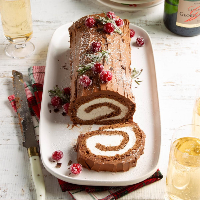 Những món ăn truyền thống dịp Giáng sinh ảnh 7 Yule log