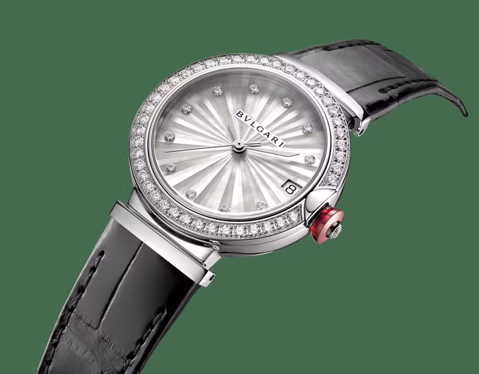 Bvlgari LVCEA Intarsio Marquetry - Chiếc đồng hồ của bình minh rực rỡ ảnh 1