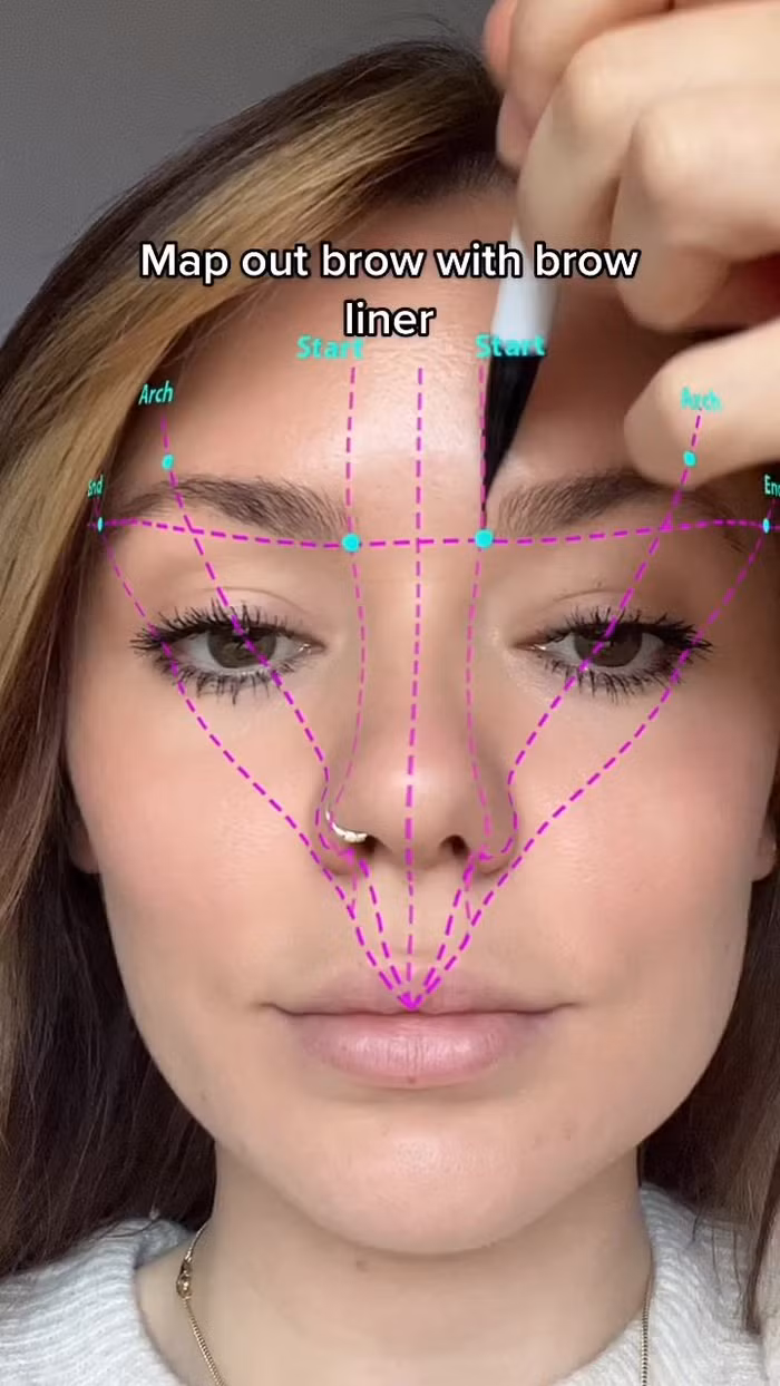 brow mapping