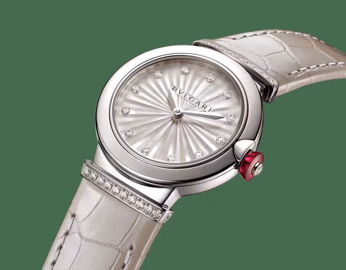 Bvlgari LVCEA Intarsio Marquetry - Chiếc đồng hồ của bình minh rực rỡ ảnh 2