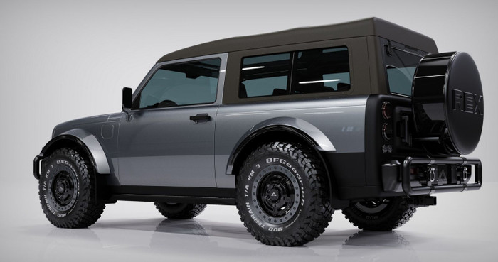 Mẫu SUV điện Alpha REX lấy cảm hứng từ phong cách quân đội ảnh 2 Mẫu SUV điện Alpha REX lấy cảm hứng từ phong cách quân đội ảnh 2