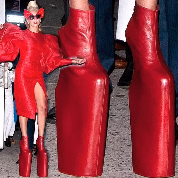 Lady Gaga xuống phố với giày cao gần 30cm-8