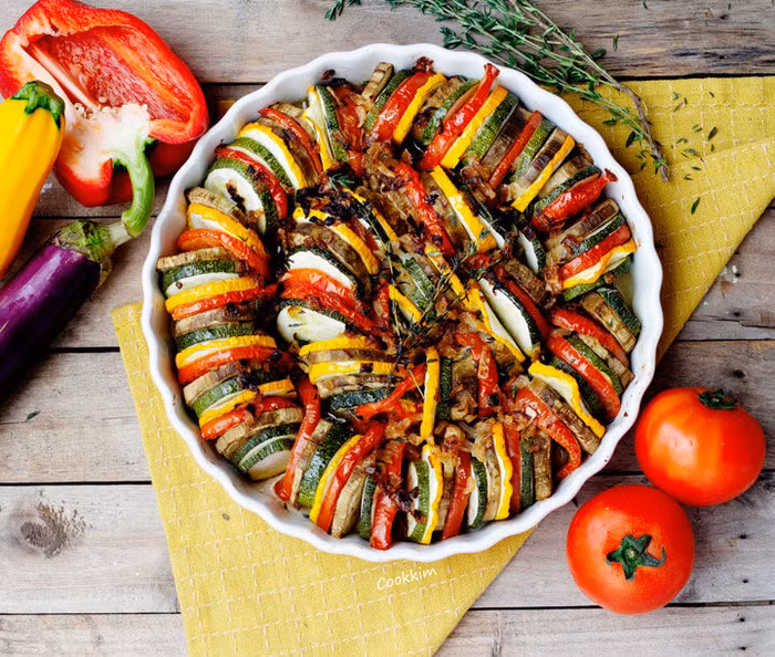 Cách nấu Ratatouille kiểu Pháp - Hai cách làm đơn giản - CookKim