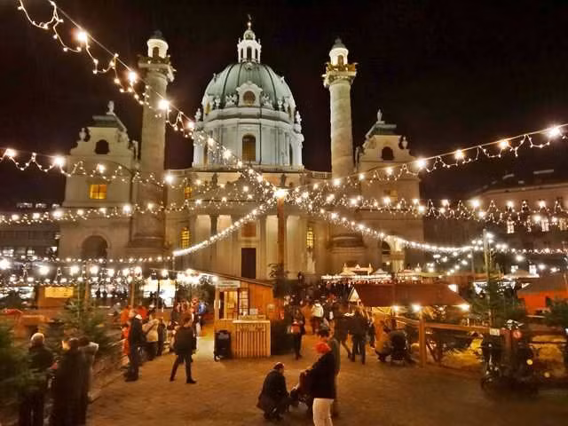 khu chợ Giáng sinh ở châu Âu