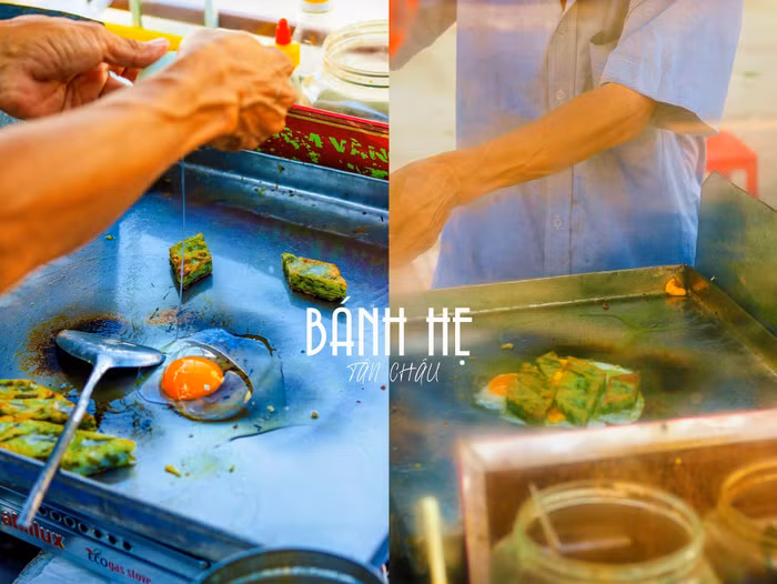 Thơm ngon với món bánh hẹ vùng biên Tân Châu - An Giang - 2