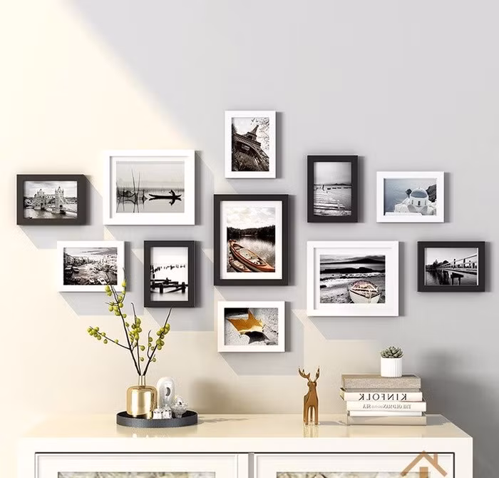 Trang trí nhà cửa đón Tết với... khung ảnh ảnh 1