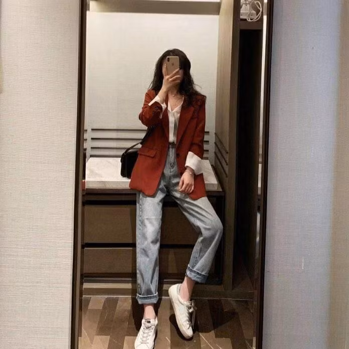 Công thức mix áo khoác blazer đơn giản mà thanh lịch-5