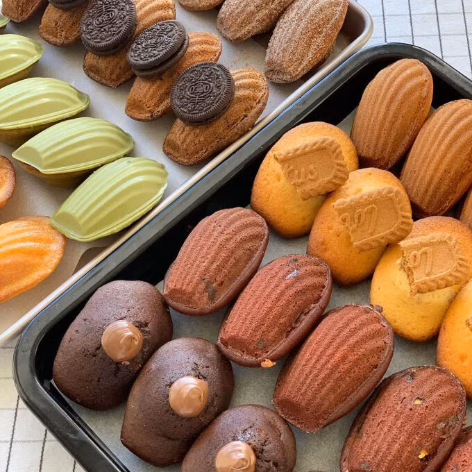 Những chiếc bánh vỏ sò nhỏ xinh. Ảnh: @baking.plate