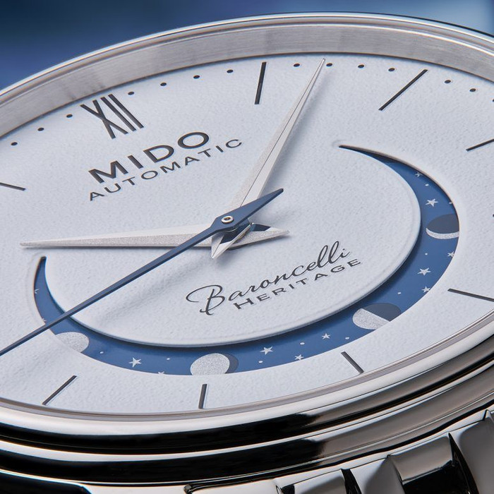 Mido Baroncelli Heritage Smiling Moon: Kỹ thuật chế tác vượt thời gian ảnh 2