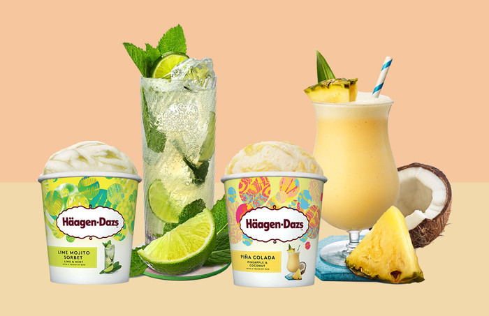 Kem cocktail Häagen-Dazs