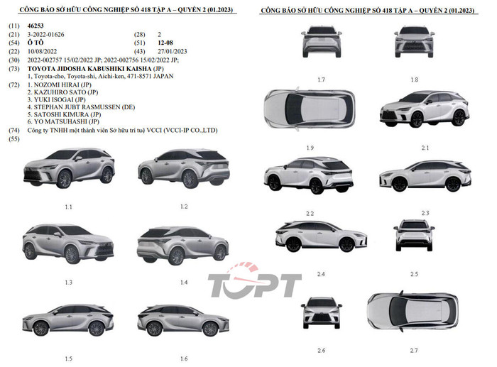 Lexus RX500 thế hệ mới sắp ra mắt tại Việt Nam ảnh 1 Lexus RX500 thế hệ mới