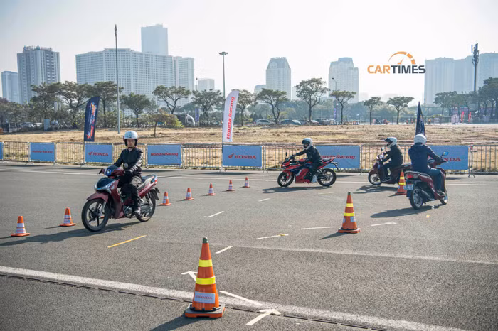 Khách hàng có cơ hội trải nghiệm các dòng xe của Honda đang phân phối tại Việt Nam