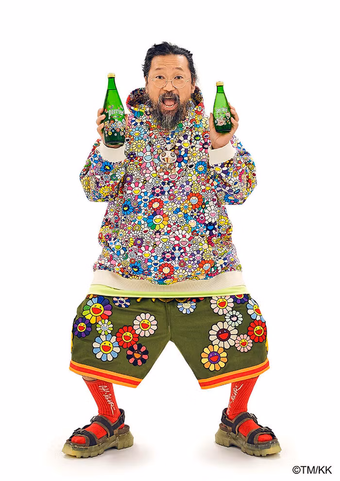 Perrier hợp tác cùng Takashi Murakami ra mắt BST phiên bản giới hạn Perrier x Murakami-3