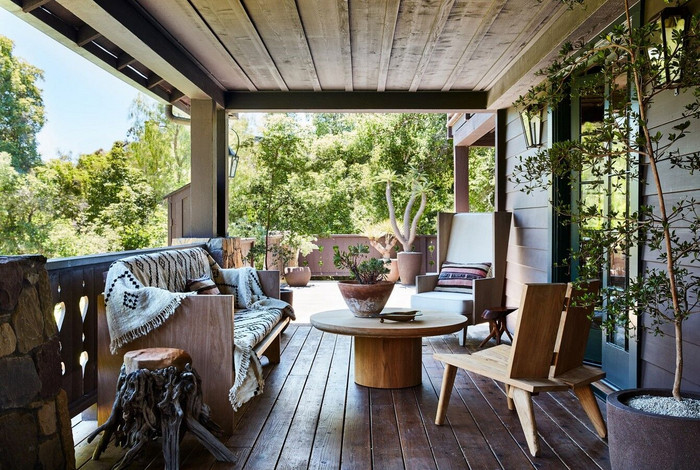 ngôi nhà gỗ của Anne Hathaway