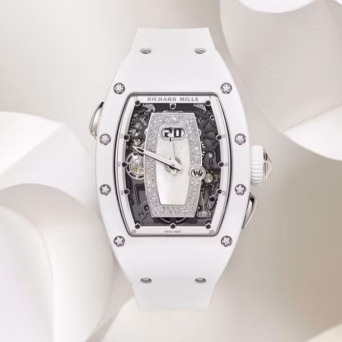Giới thiệu đồng hồ Richard Mille RM 037 White Ceramic Automatic dành cho phái đẹp