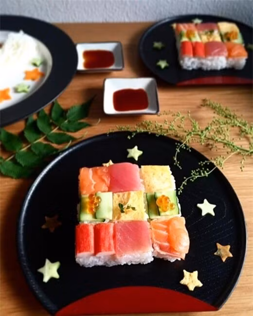 Mosaic sushi - bức tranh tuyệt đẹp của ẩm thực Nhật Bản-9