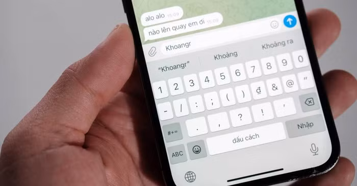 &nbsp;lỗi gõ tiếng Việt iOS 16