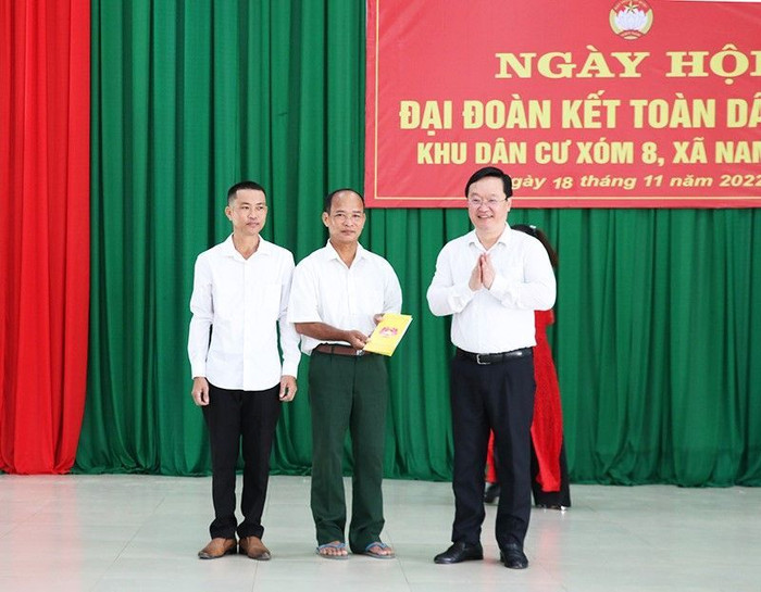 Chủ tịch UBND tỉnh Nghệ An dự ngày hội Đại đoàn kết tại Nam Đàn ảnh 7 Chủ tịch UBND tỉnh Nghệ An dự ngày hội Đại đoàn kết tại huyện Nam Đàn