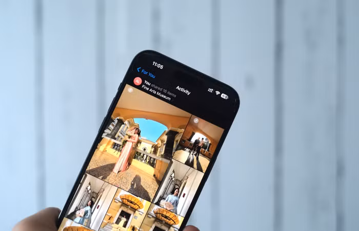 chia sẻ album ảnh trên iPhone