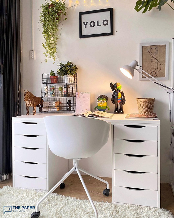 Decor phòng sang-xịn-mịn là phải có ghế xoay: Đã đẹp lại còn tiện, giá nào cũng có - Ảnh 1.