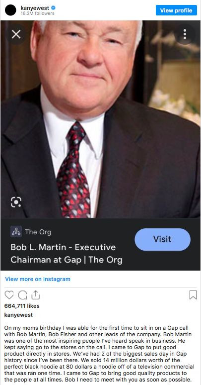 Tin được không: Dự án Yeezy x GAP thu về 14 triệu USD chỉ riêng dòng áo nỉ “The Perfect Black Hoodie”? ảnh 1 GAP