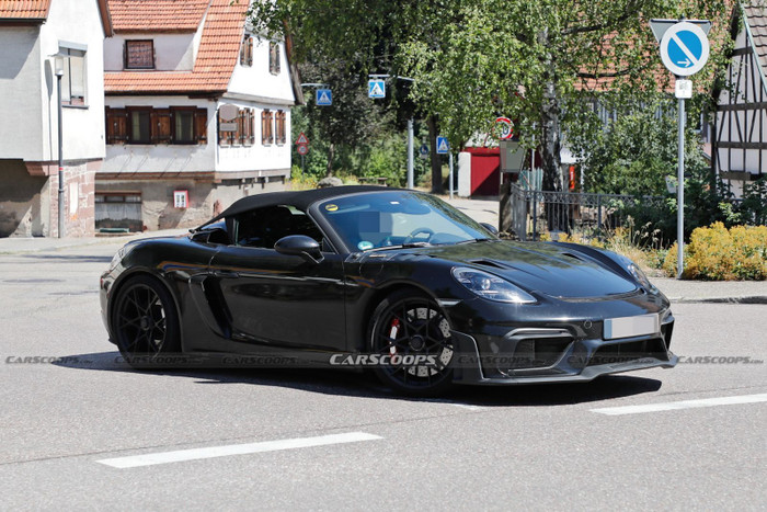 Porsche 718 Boxster Spyder RS chính thức lộ diện ảnh 2 Porsche 718 Boxster Spyder RS chính thức lộ diện ảnh 2