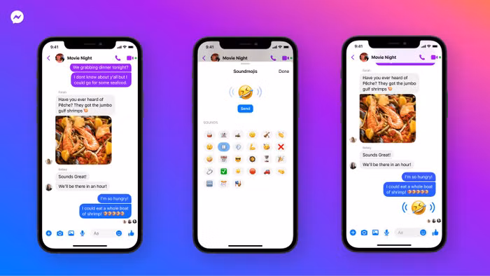 Facebook Messenger Soundmojis